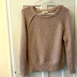 Yes Lola inverted seam nubby sweater